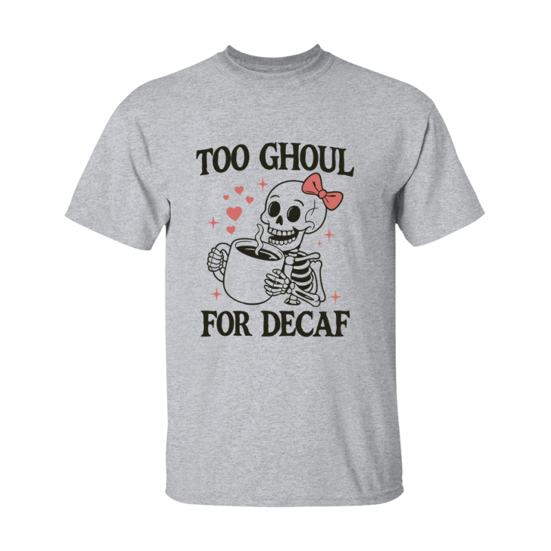 Funny Halloween Coffee Lovers T-Shirt, Graphic Halloween Tee, Gildan 500 Unisex