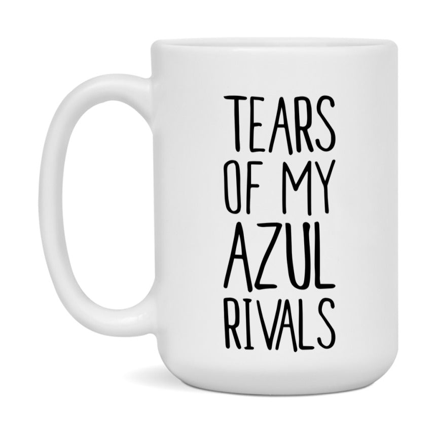 Funny Azul Gameboard Mug – Tears Of My Azul Rivals, 11Oz Or 15Oz White Ceramic Coffee Cup Gift