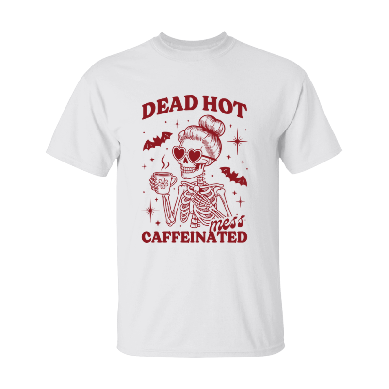 Funny Halloween Coffee Lovers T-Shirt, Graphic Halloween Tee, Gildan 500 Unisex