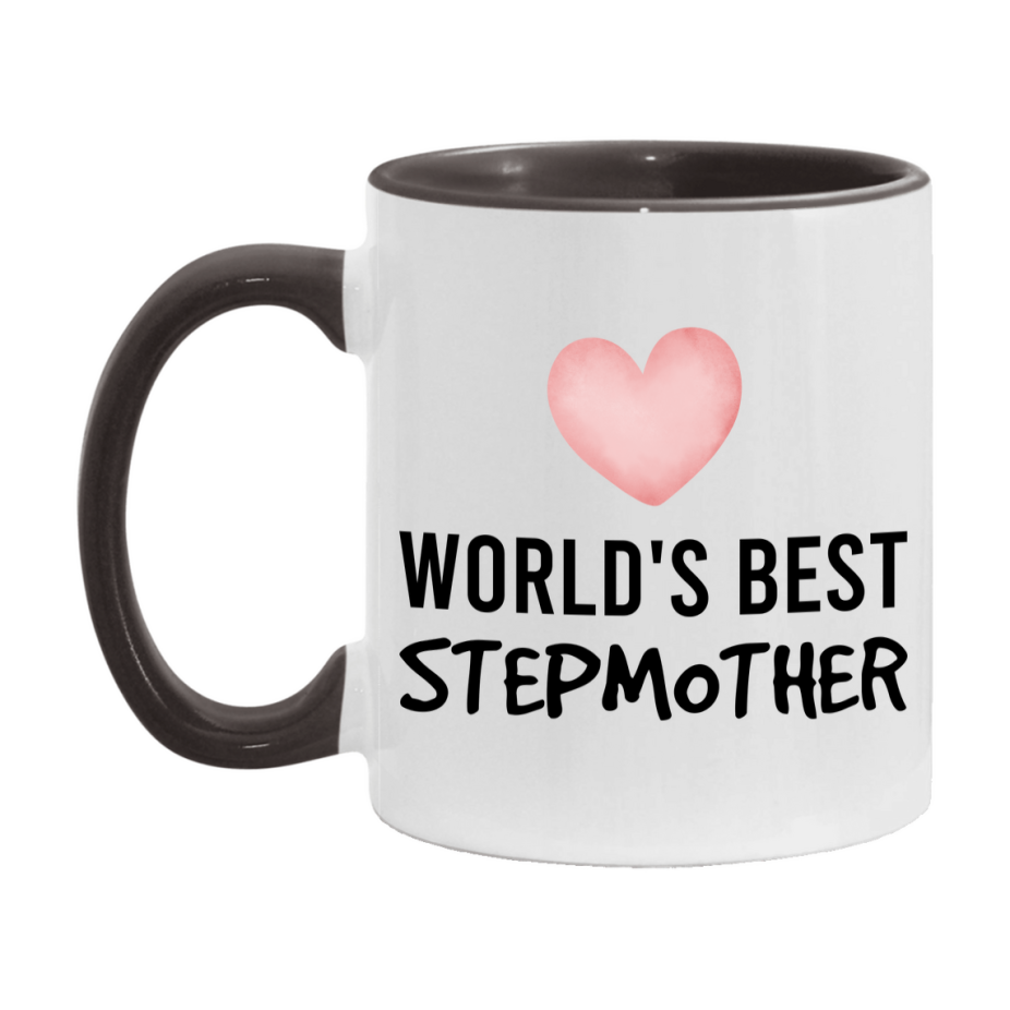 World's Best Stepmother Mug, Stepmother Superlative Coffee Mug, 11oz or 15oz Ceramic Cup, Gift for Stepmother