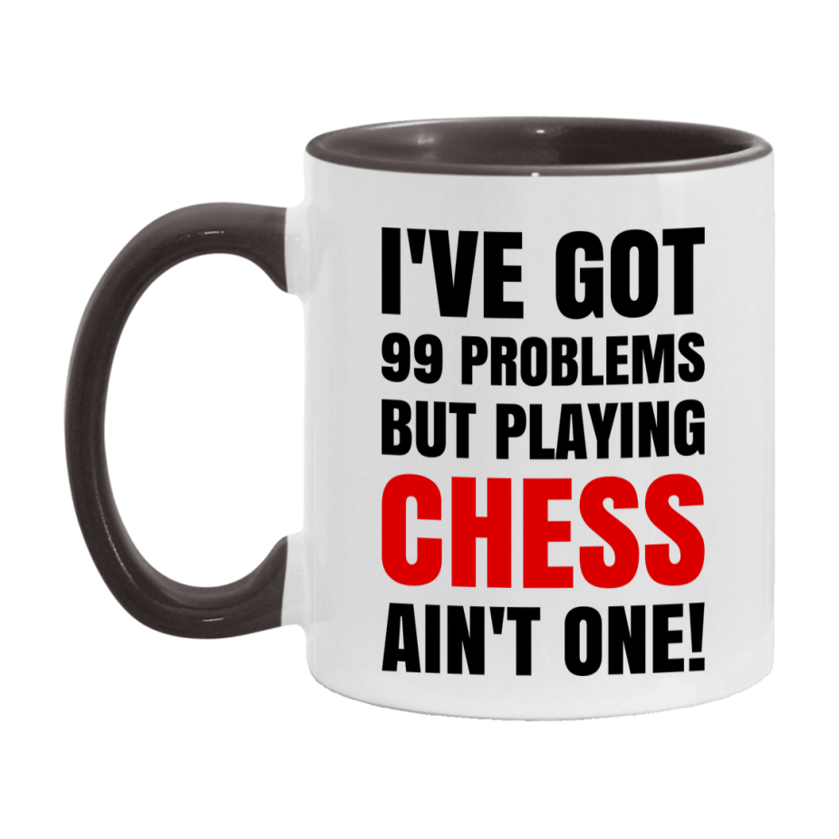 Funny Board Game Mug Gift, I've Got 99 Problems But Playing Board Games Ain't One! 11oz or 15oz Ceramic Coffee Mug for Board Game Lovers