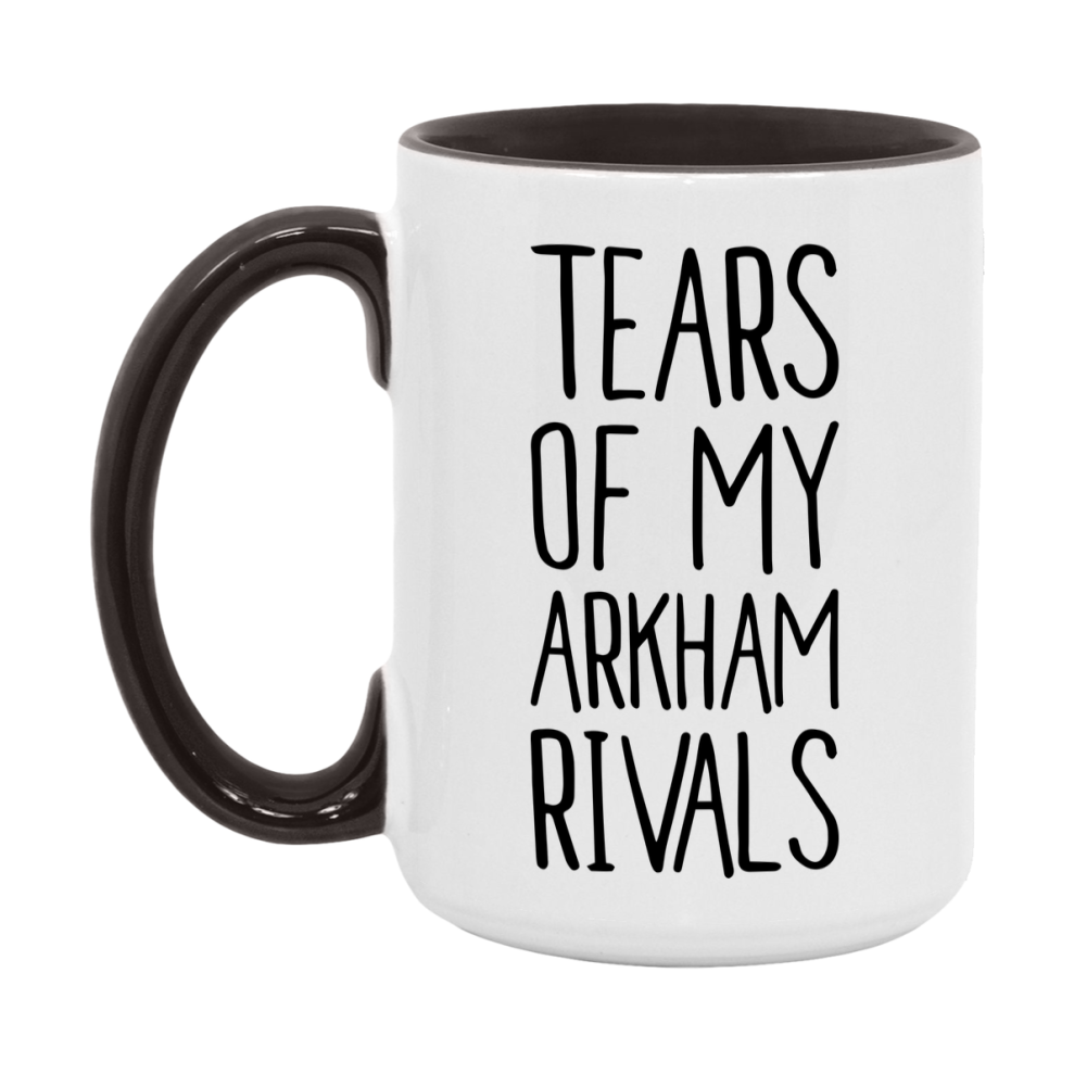Funny Arkham Gameboard Mug – Tears Of My Arkham Rivals, 11Oz Or 15Oz White Ceramic Coffee Cup Gift
