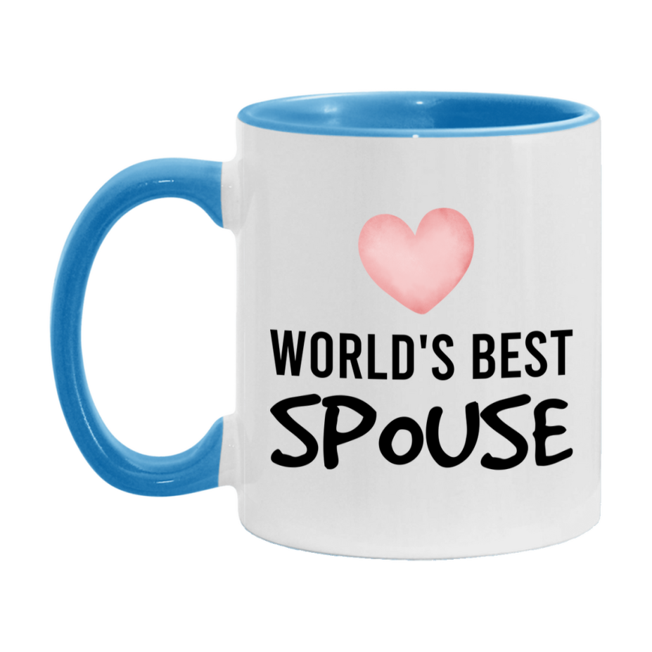 World's Best Spouse Mug, Spouse Superlative Coffee Mug, 11oz or 15oz Ceramic Cup, Gift for Spouse