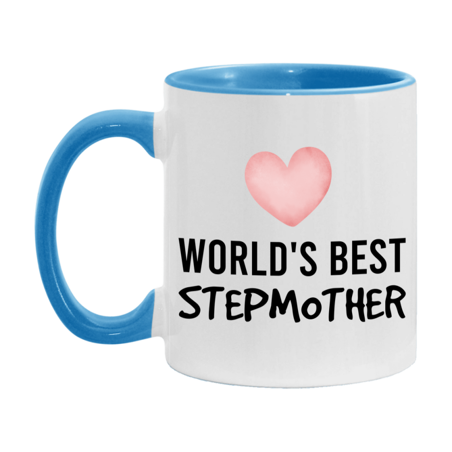 World's Best Stepmother Mug, Stepmother Superlative Coffee Mug, 11oz or 15oz Ceramic Cup, Gift for Stepmother