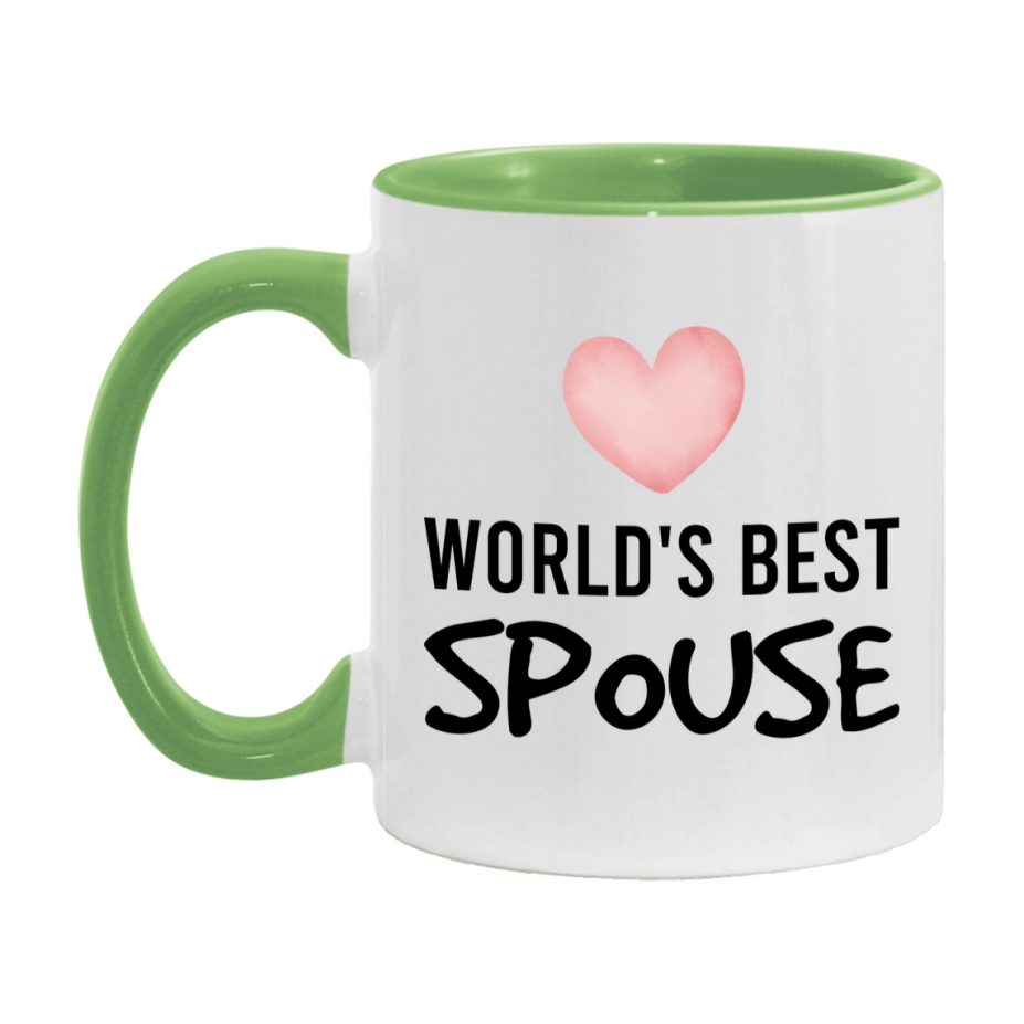 World's Best Spouse Mug, Spouse Superlative Coffee Mug, 11oz or 15oz Ceramic Cup, Gift for Spouse