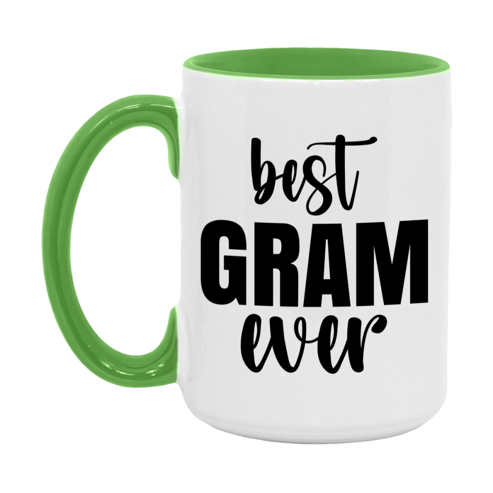 Best Gram Ever Mug, Mother's Day Gift, 11Oz Or 15Oz Ceramic Coffee Cup