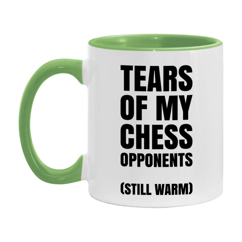 Board Game Gift – Tears Of My Chess Opponents Mug, 11Oz Or 15Oz White Ceramic Coffee Cup