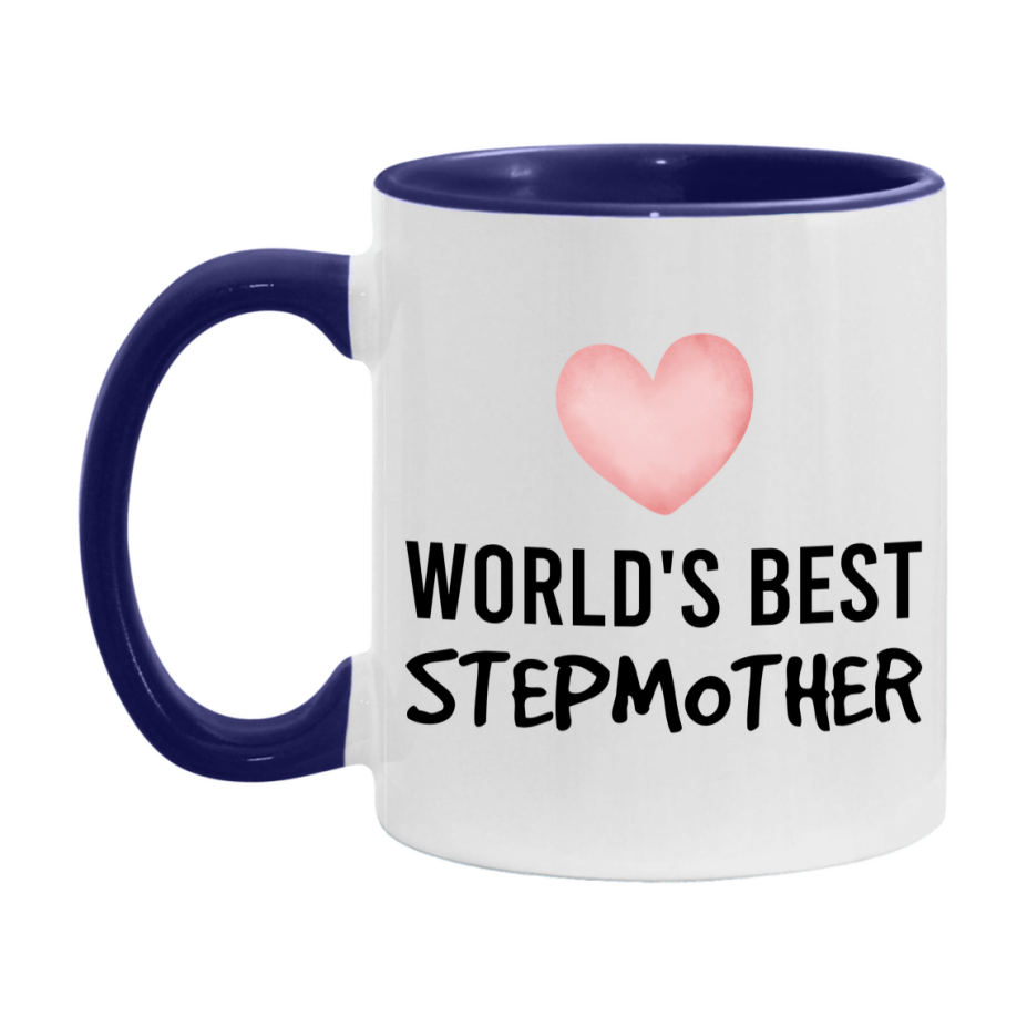 World's Best Stepmother Mug, Stepmother Superlative Coffee Mug, 11oz or 15oz Ceramic Cup, Gift for Stepmother