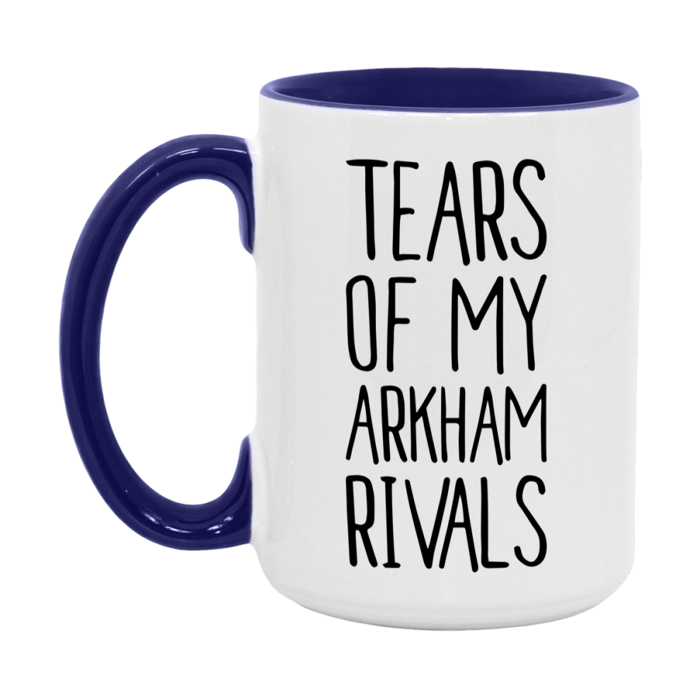 Funny Arkham Gameboard Mug – Tears Of My Arkham Rivals, 11Oz Or 15Oz White Ceramic Coffee Cup Gift