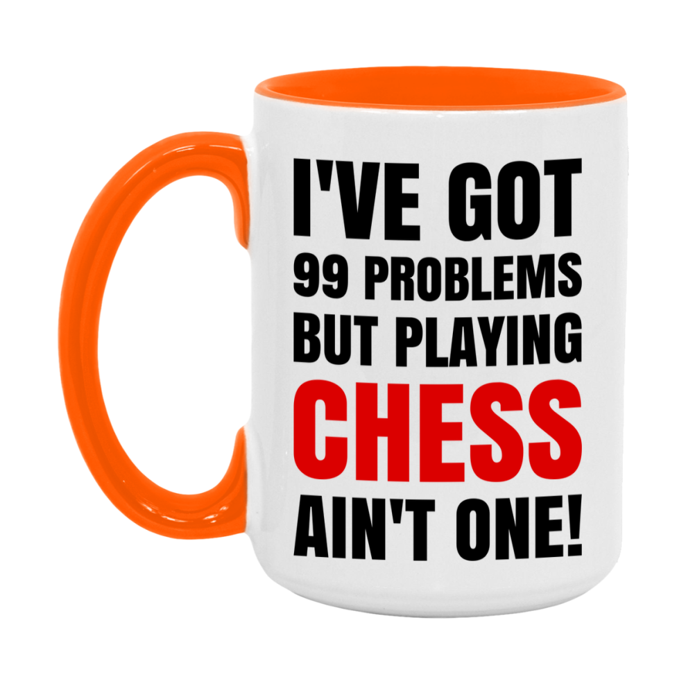 Funny Board Game Mug Gift, I've Got 99 Problems But Playing Board Games Ain't One! 11oz or 15oz Ceramic Coffee Mug for Board Game Lovers