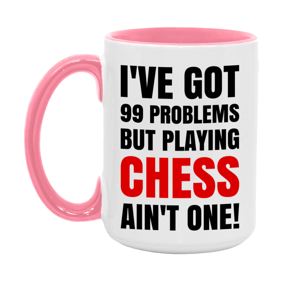 Funny Board Game Mug Gift, I've Got 99 Problems But Playing Board Games Ain't One! 11oz or 15oz Ceramic Coffee Mug for Board Game Lovers