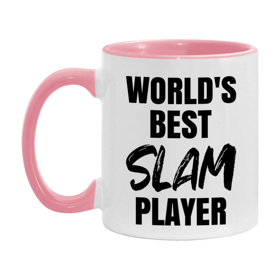 World's Best Slam Player Mug, Funny Card Game Player Gift, 11Oz Or 15Oz White Ceramic Mug