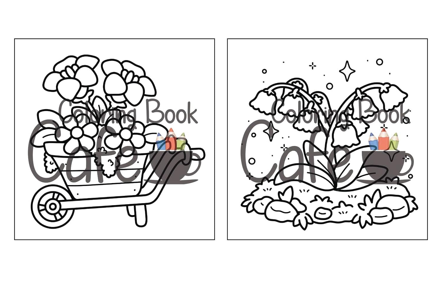 Cozy Spring: Cute Coloring Book for Adults & Teens with Easy and Bold Spring Inspired Designs (Bold and Easy Coloring Books)