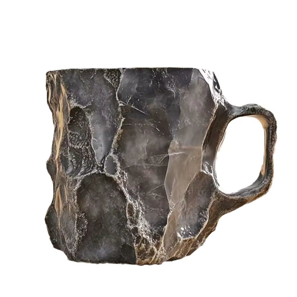 Mineral Crystal Coffee Mug – Resin Gemstone Style Cup