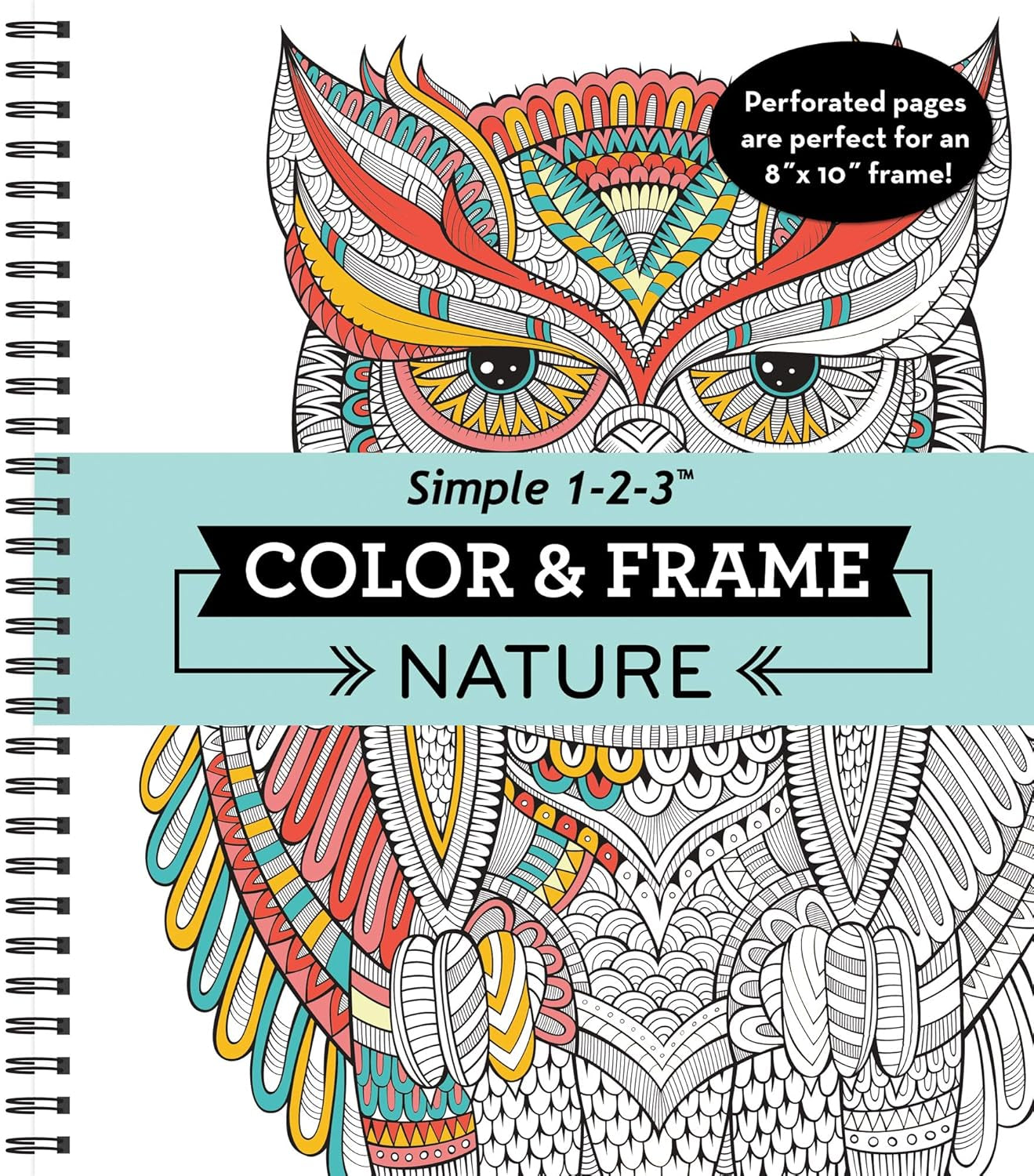 Color & Frame - Nature (Adult Coloring Book)