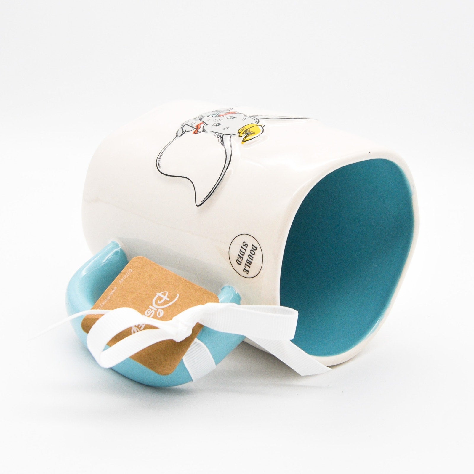 Rae Dunn Dumbo Mug, Don't Just Fly, Soar 16oz Ceramic Double Sided Coffee Mug Gift