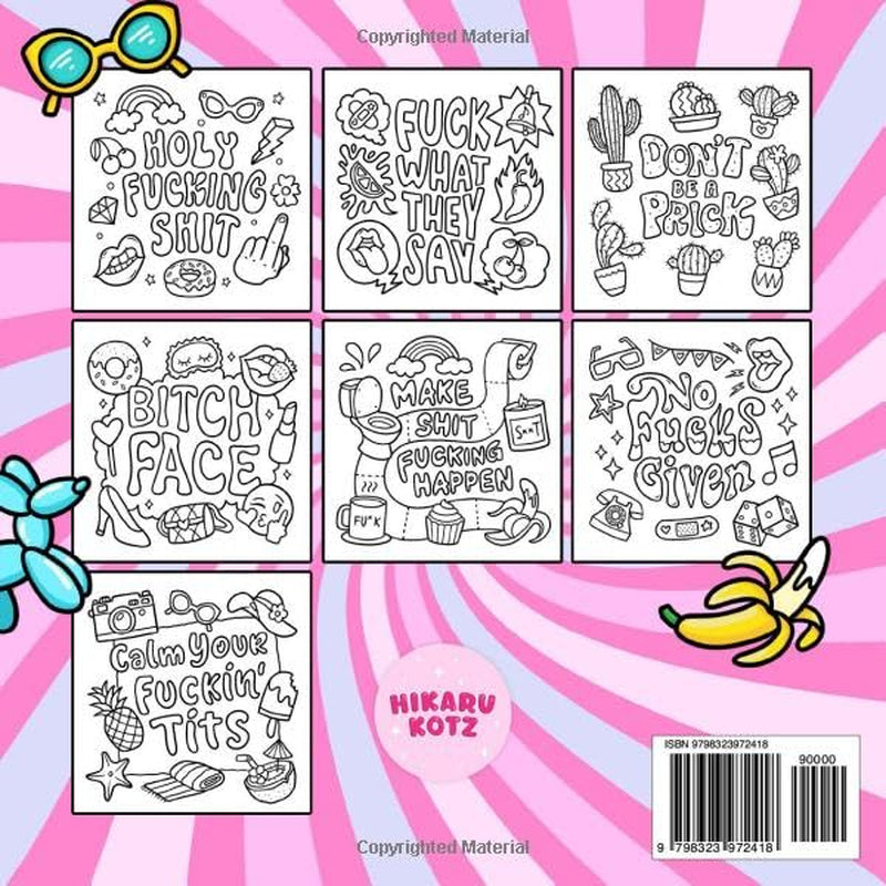 Swear Word: Bold and Easy Coloring Book for Adults Featuring Groovy & Funny Designs for Relaxation