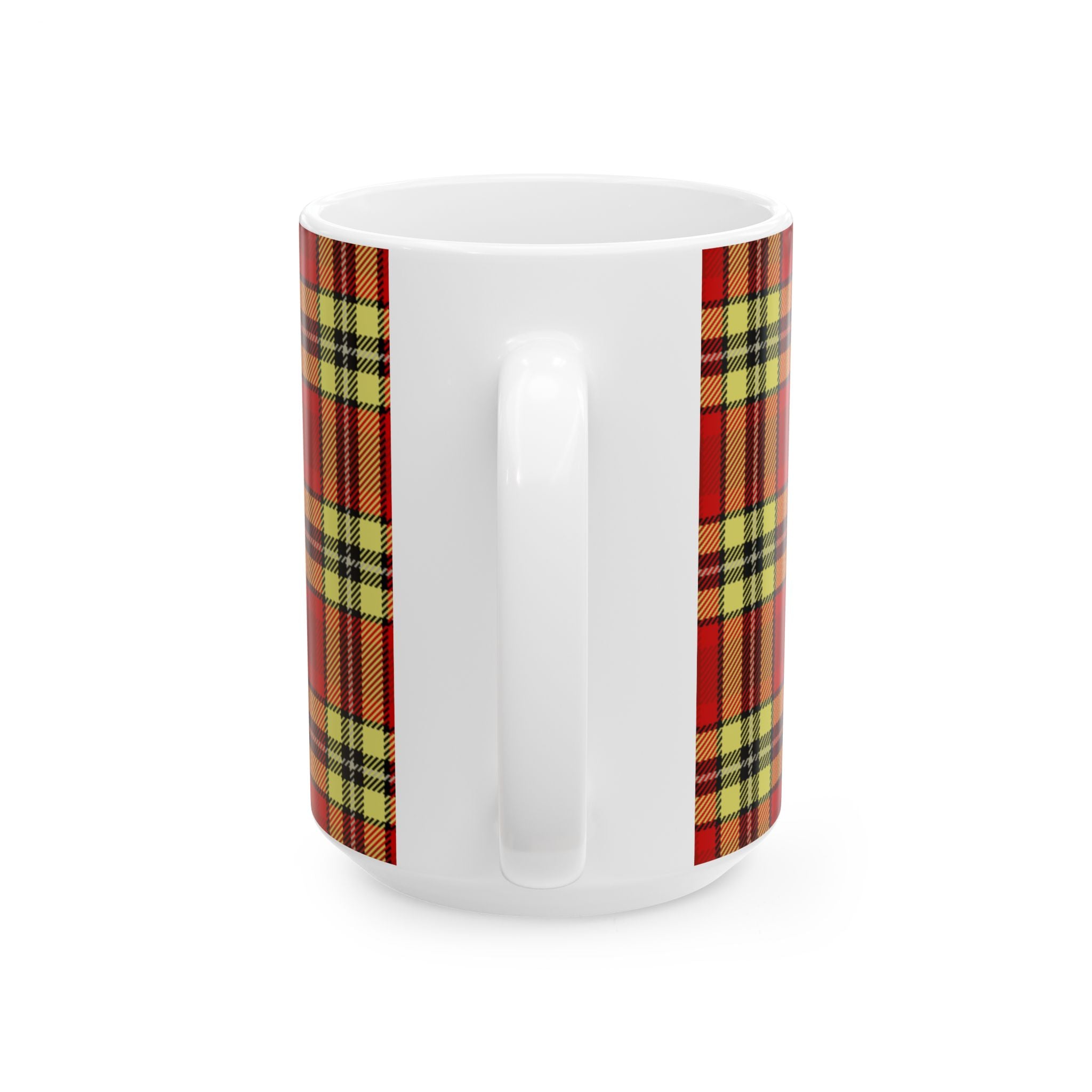 Plaid Ceramic Mug - Cozy and Stylish Drinkware for Every Occasion