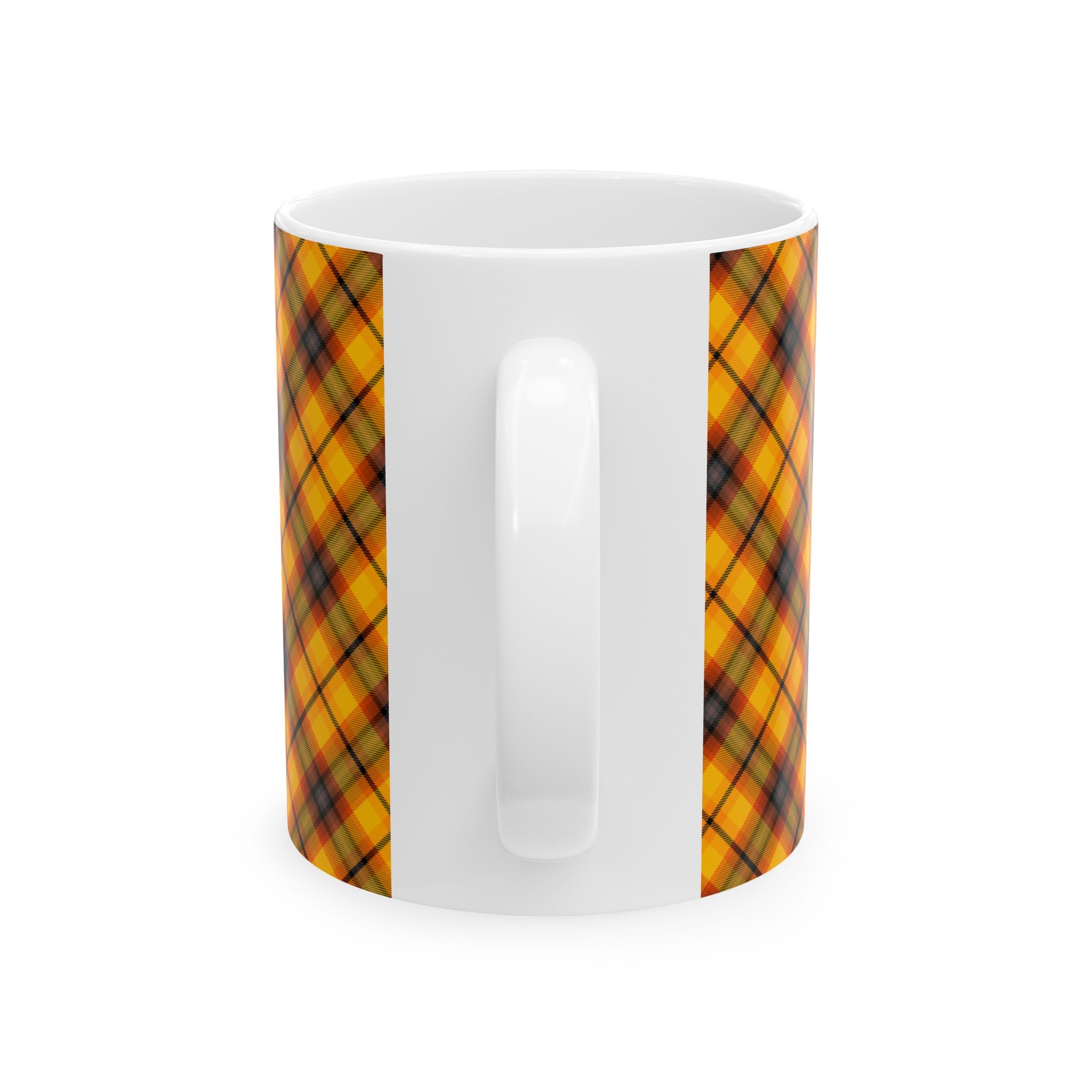Plaid Ceramic Mug - Cozy and Stylish Drinkware for Every Occasion