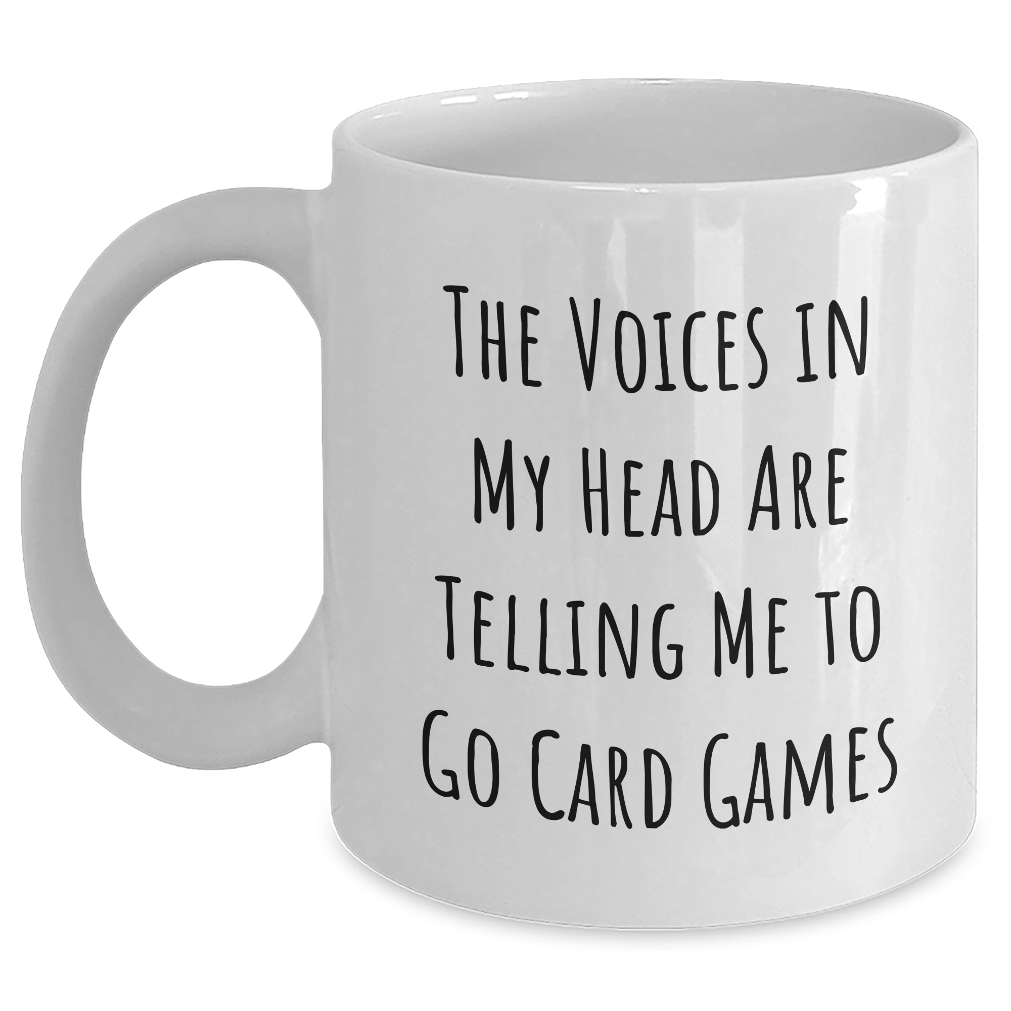Funny Card Games Gift for Mom's Special Day from Family - White Coffee Mug - Main