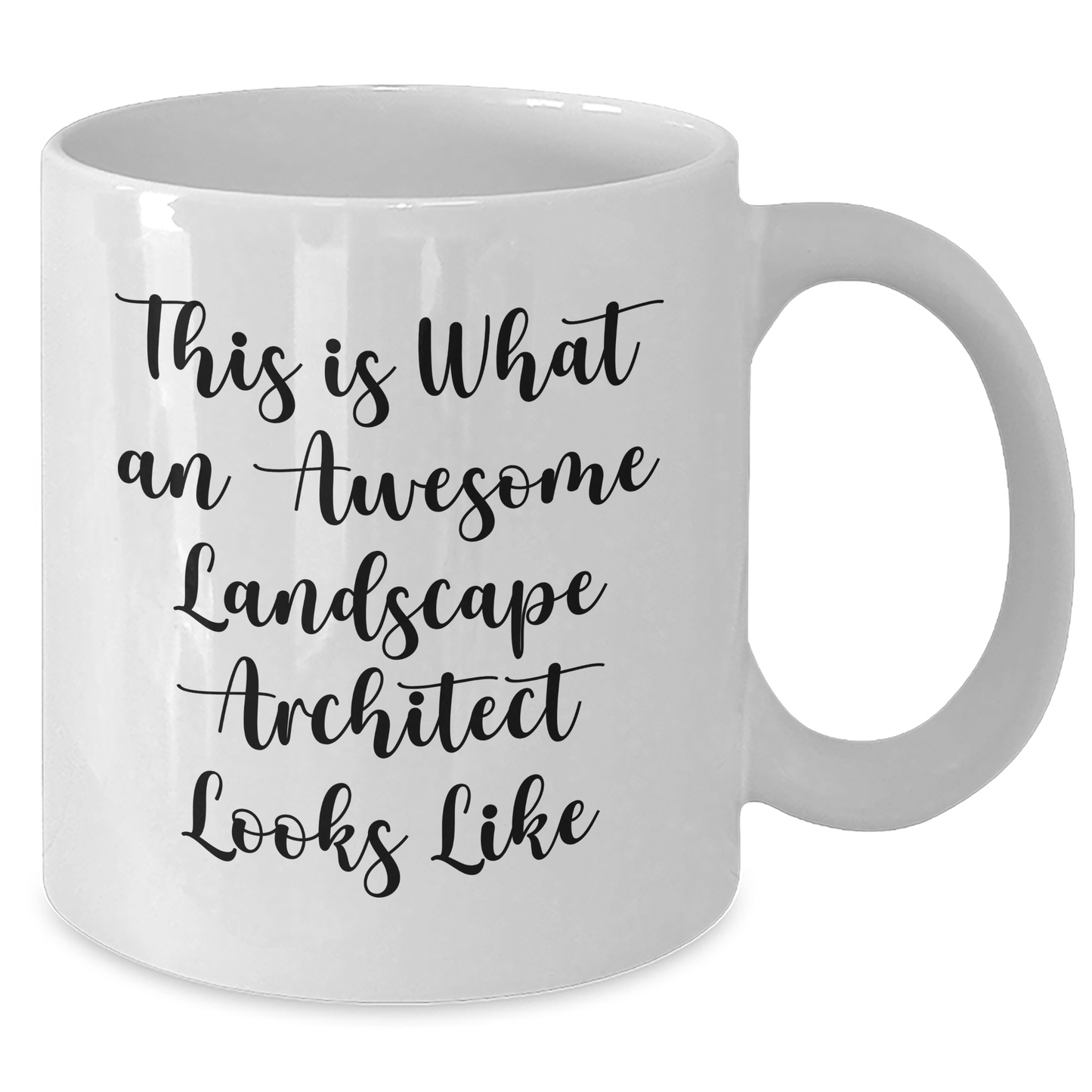 Funny Landscape Architect Gifts from Friends, Awesome White Coffee Mug for Men, 'This Is What An Awesome Landscape Architect Looks Like' Quote on Dad's Father's Day Unique Gifts - Additional