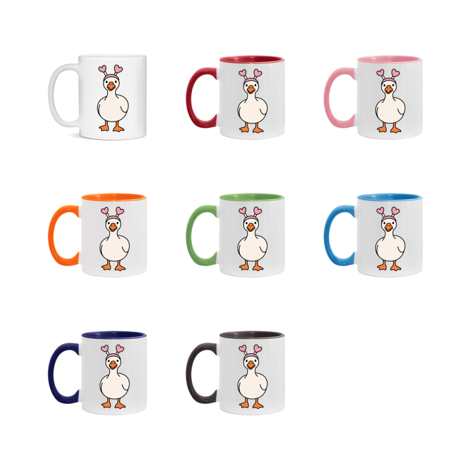 Silly Goose Mug, Silly Goose Valentine Mug, 11Oz Or 15Oz Ceramic Coffee Mug