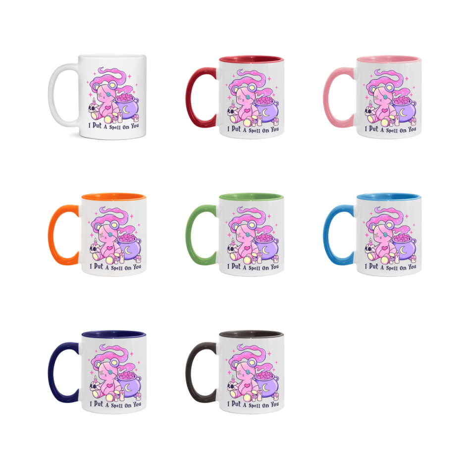 Funny Halloween Coffee Mug, White Ceramic Halloween Coffee Cup 11Oz Or 15Oz