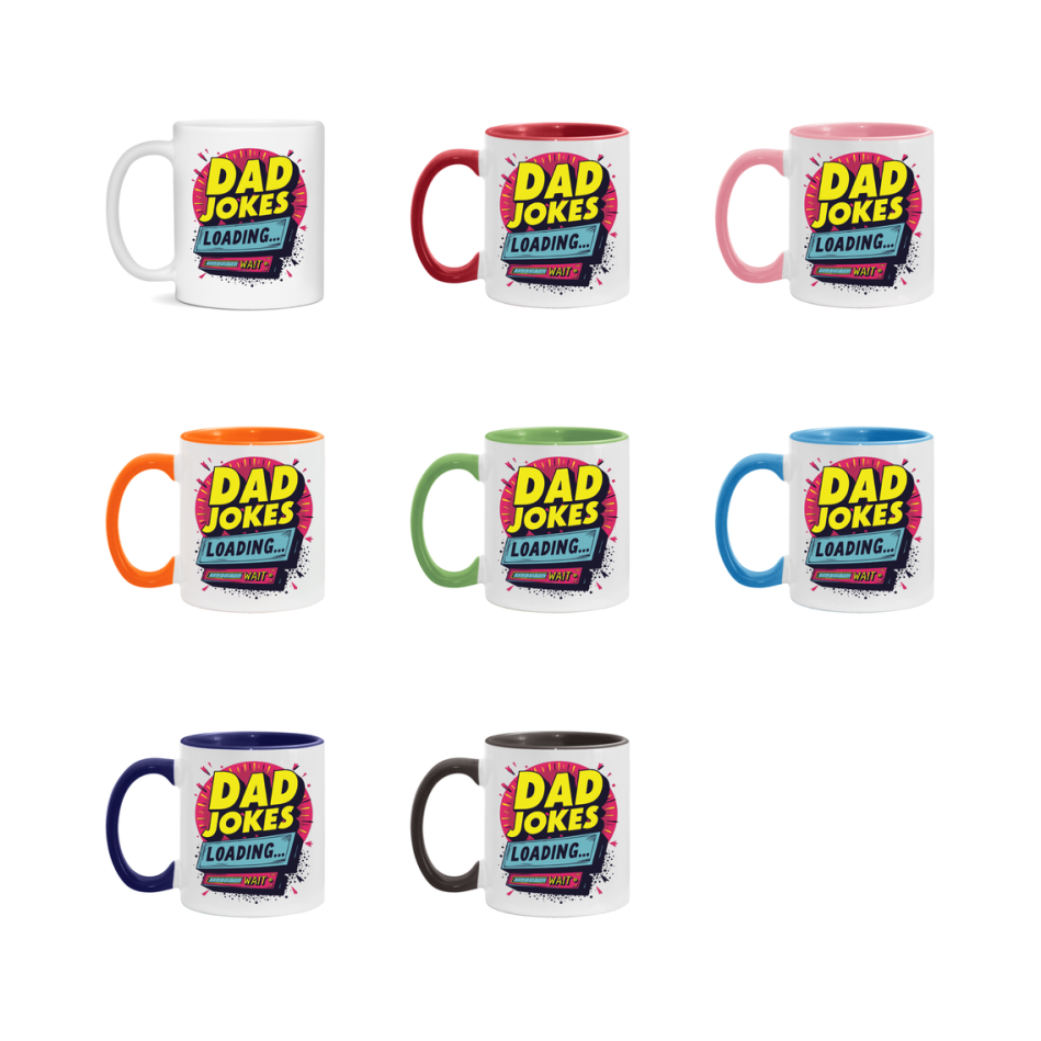 Dad Joke Coffee Mug, Funny Coffee Mug Gift For Dad, 11Oz Or 15Oz White Ceramic Cup