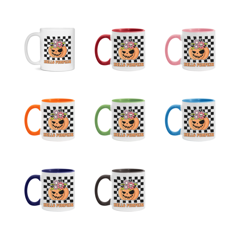 Funny Halloween Coffee Mug, White Ceramic Halloween Coffee Cup 11Oz Or 15Oz