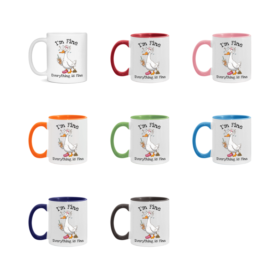 Silly Goose Mug, Funny Goose Coffee Mug, 11Oz Or 15Oz Ceramic Cup