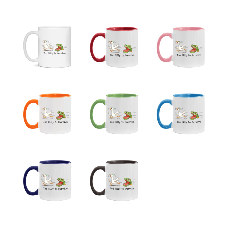Silly Goose Mug, Funny Goose Coffee Mug, 11Oz Or 15Oz Ceramic Cup