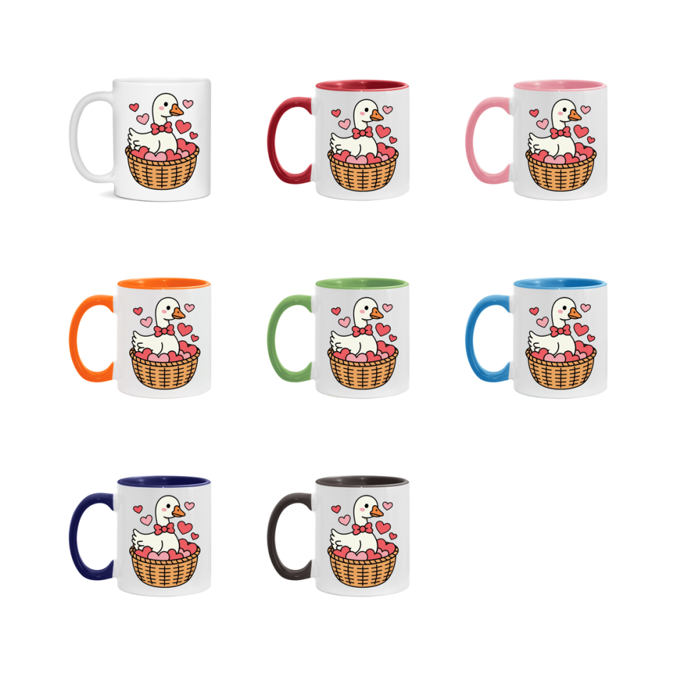 Silly Goose Mug, Silly Goose Valentine Mug, 11Oz Or 15Oz Ceramic Coffee Mug