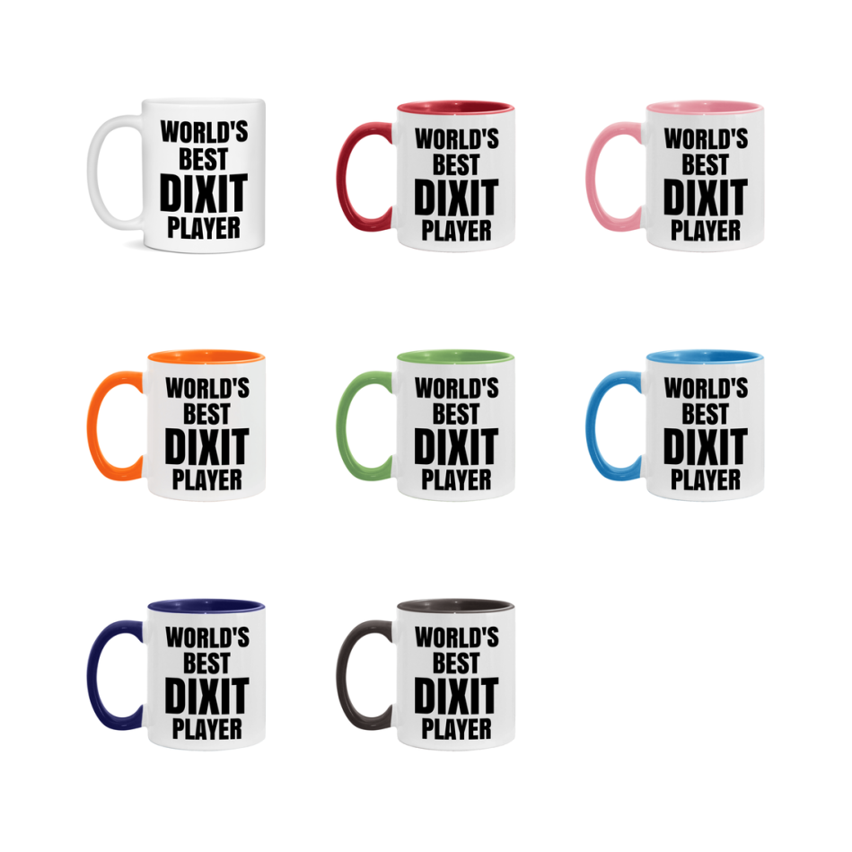 Funny Game Board Mug, World's Okayest Dixit Player, 11Oz Or 15Oz Ceramic Coffee Cup