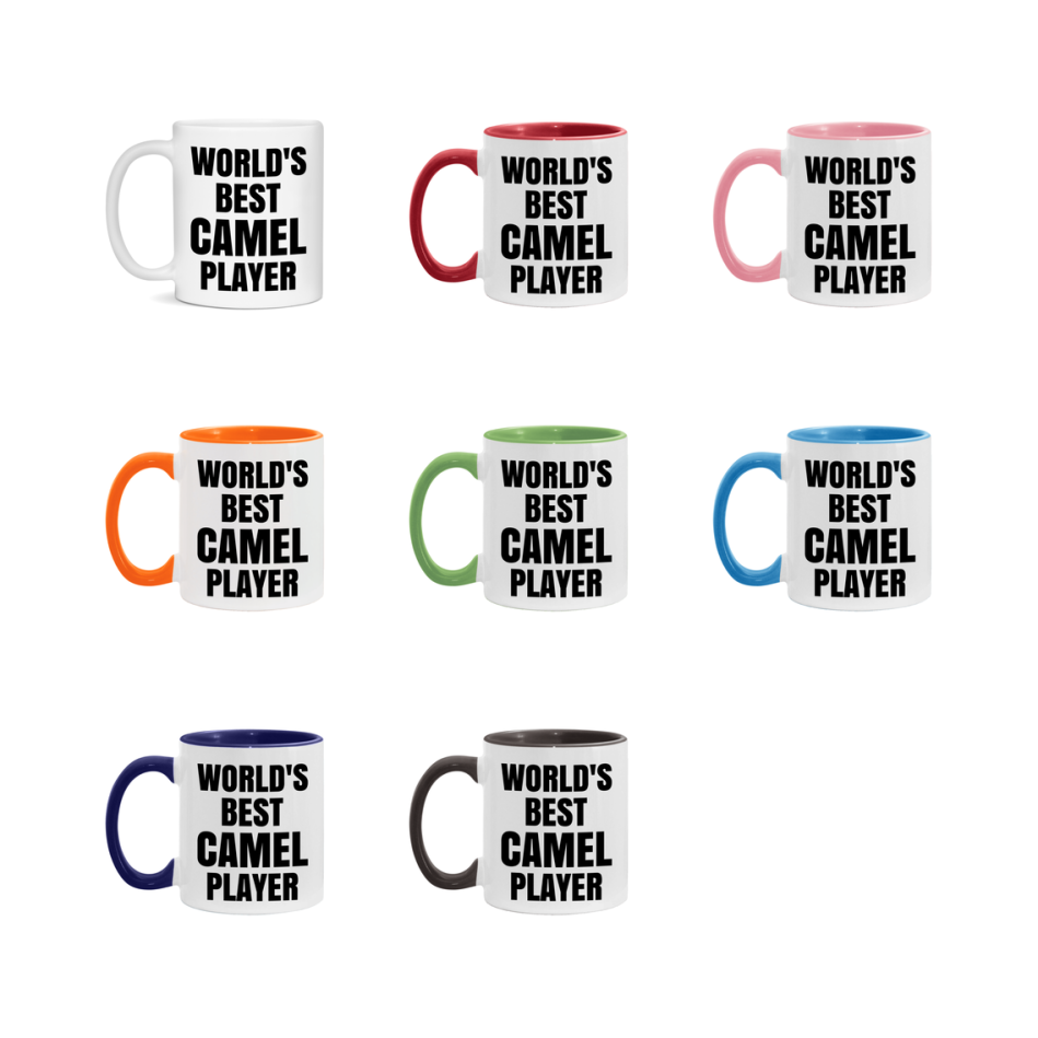 Funny Game Board Mug, World's Okayest Camel Player, 11Oz Or 15Oz Ceramic Coffee Cup