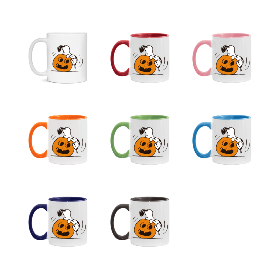 Peanuts Snoopy Halloween Mug, Snoopy Coffee Cup, Cute Halloween Coffee Mug, 11Oz Or 15Oz Ceramic