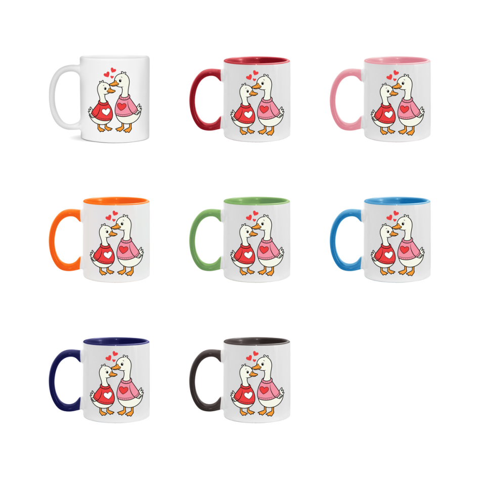 Silly Goose Mug, Silly Goose Valentine Mug, 11Oz Or 15Oz Ceramic Coffee Mug