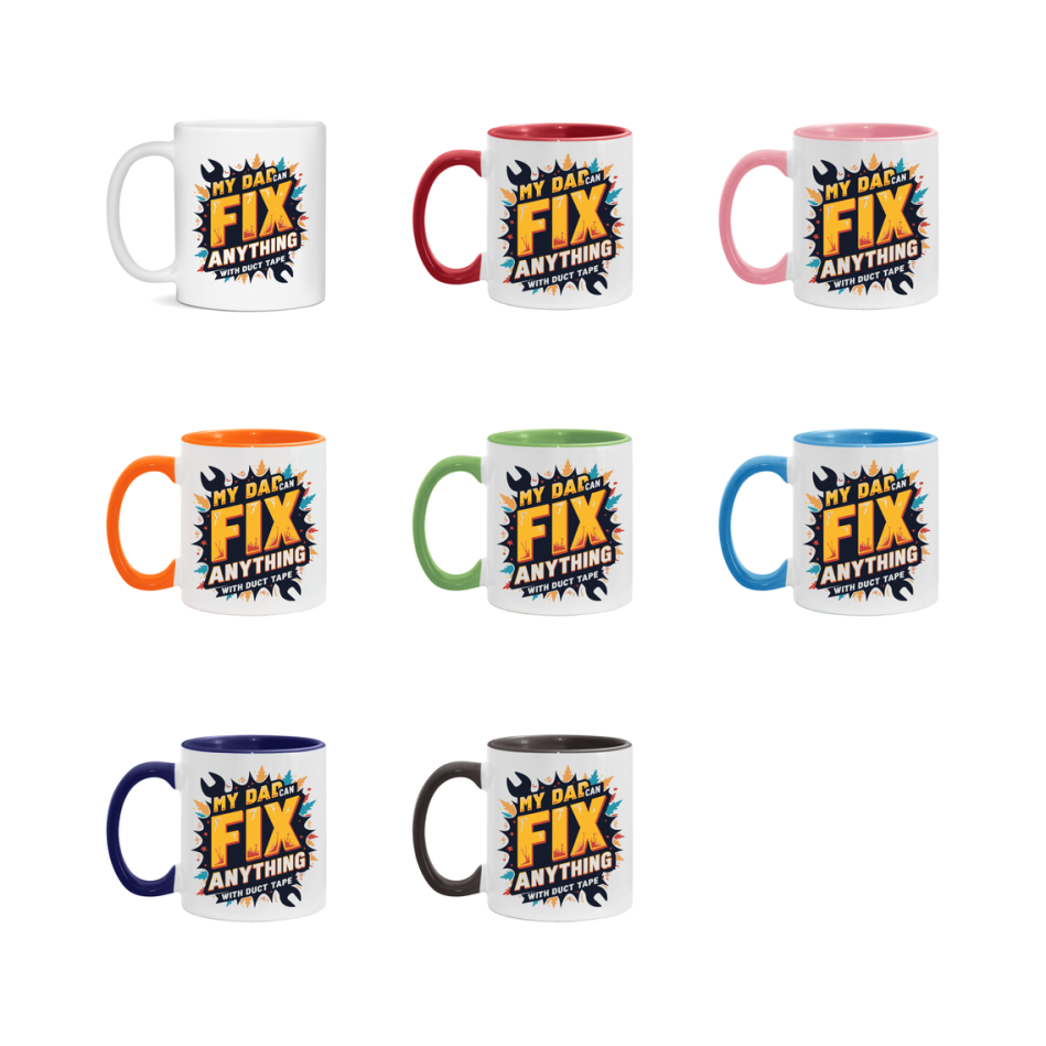 Dad Joke Coffee Mug, Funny Coffee Mug Gift For Dad, 11Oz Or 15Oz White Ceramic Cup