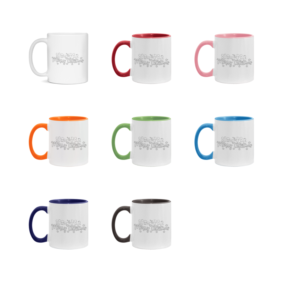 Peanuts Gang Christmas Mug, Snoopy Charlie Brown Holiday Coffee Cup, Ceramic Christmas Mug 11Oz Or 15Oz