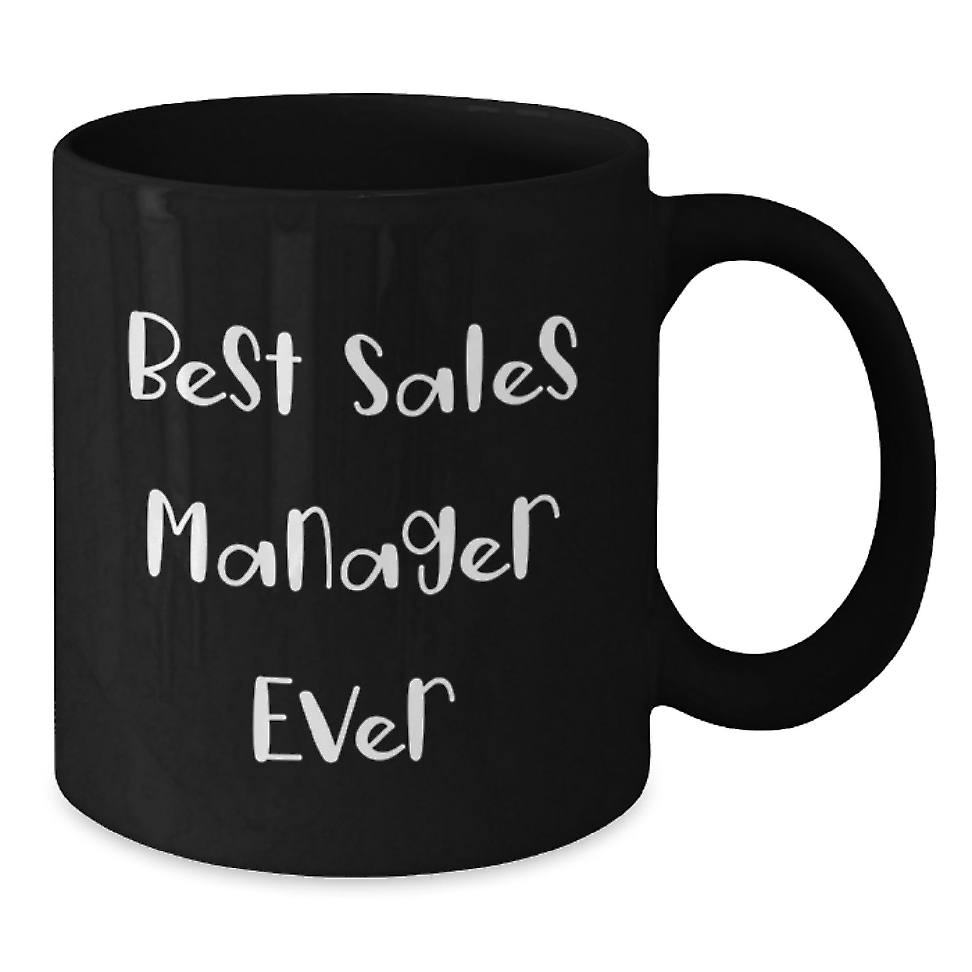 Funny 'Best Sales Manager Ever' Black Coffee Mug, Gifts for Sales Manager, Graduation Unique Gifts, Gifts from Friends, Black Coffee Mug for Sales Manager - Additional