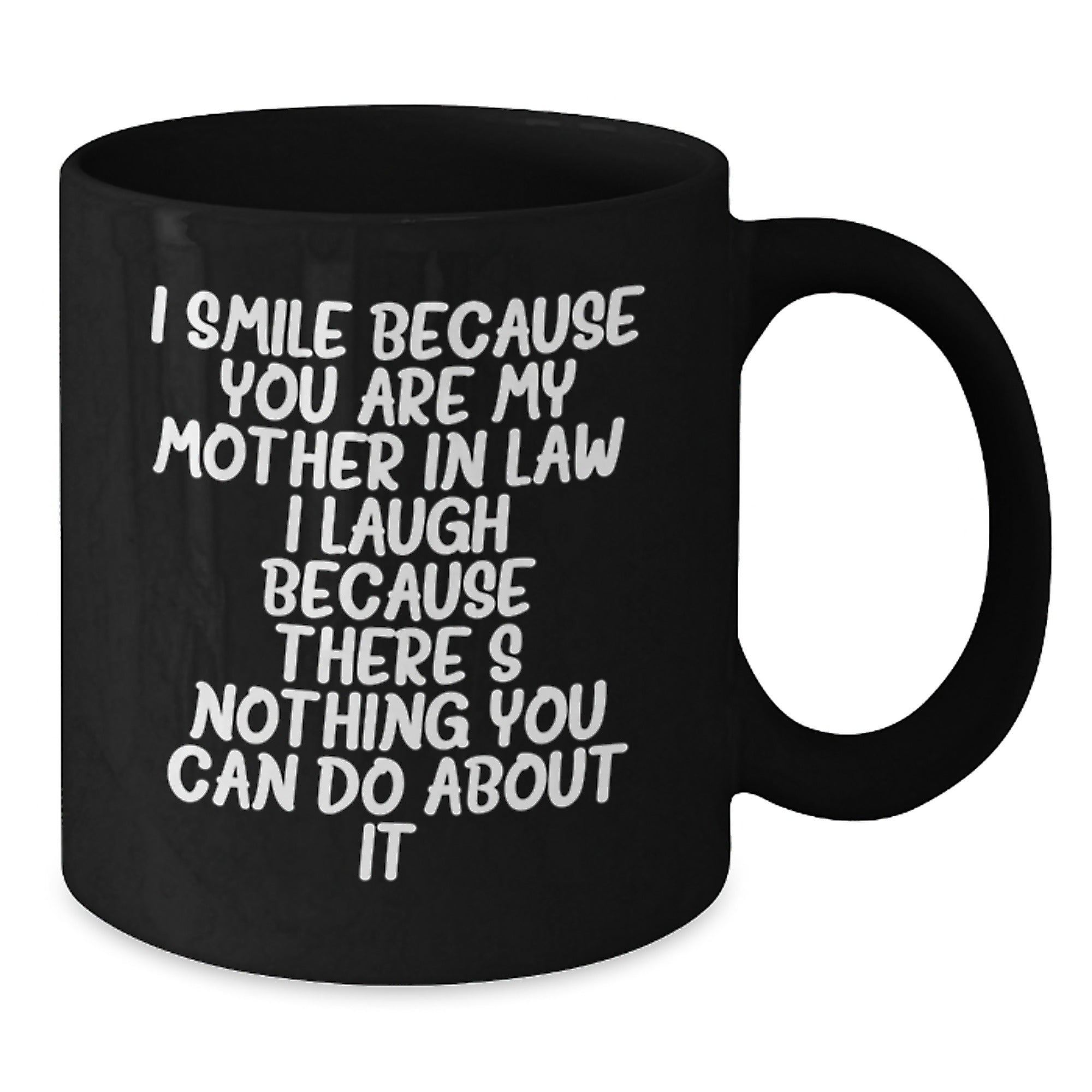 Funny Mom-in-law Gifts from Men to Graduation Unique Gifts for Mom-in-law Black Coffee Mug - Mom's the Word - Additional