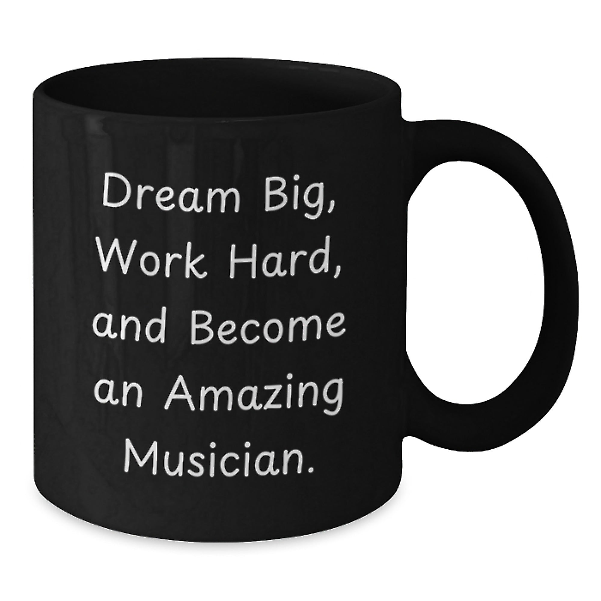 Musician Funny Quote Black Coffee Mug Gifts from Friends to Amazing Musicians on Christmas - Additional
