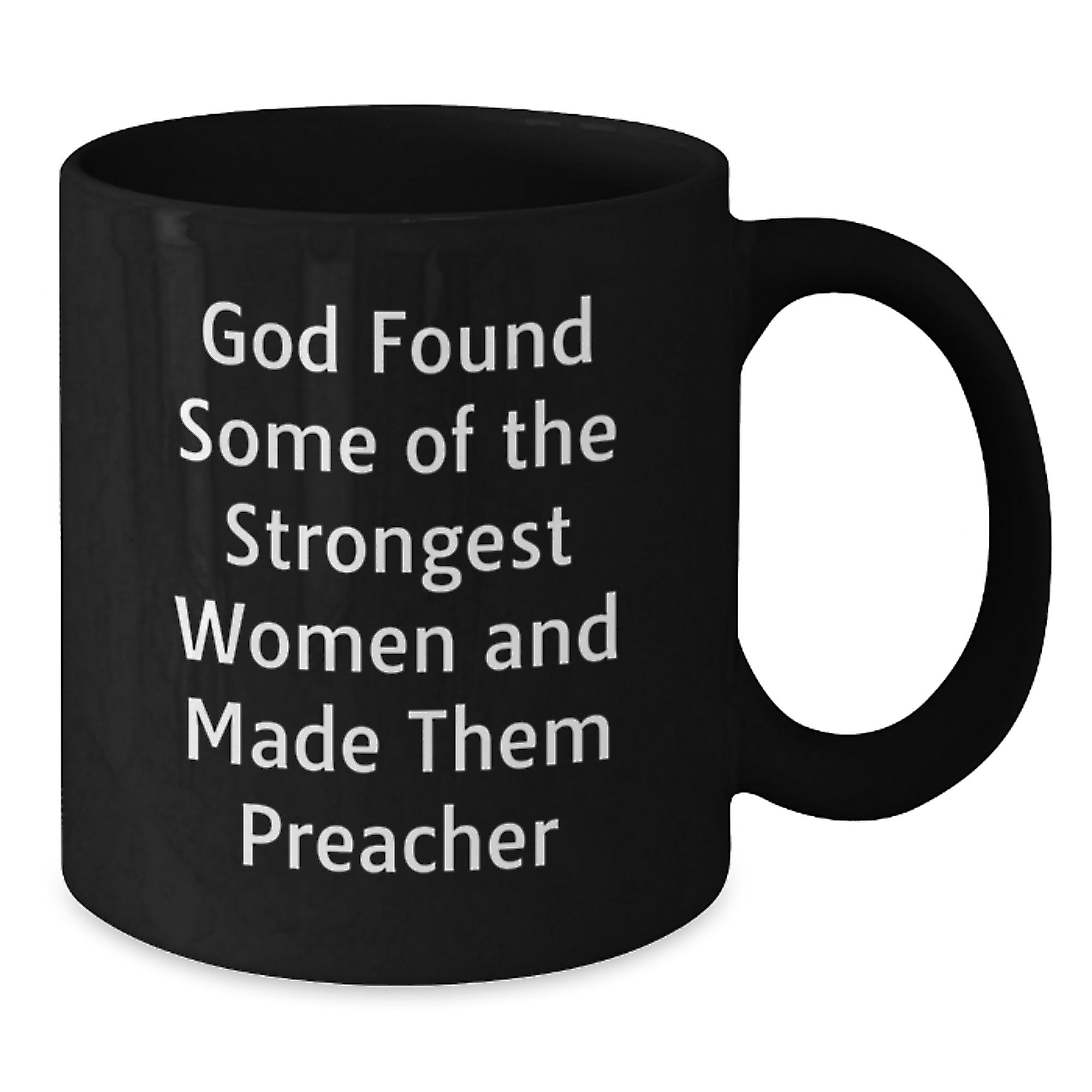 Funny Preacher Quotes Gifts for Men Women Friends Family Black Coffee Mugs from Christmas Unique Gift Baskets - Additional