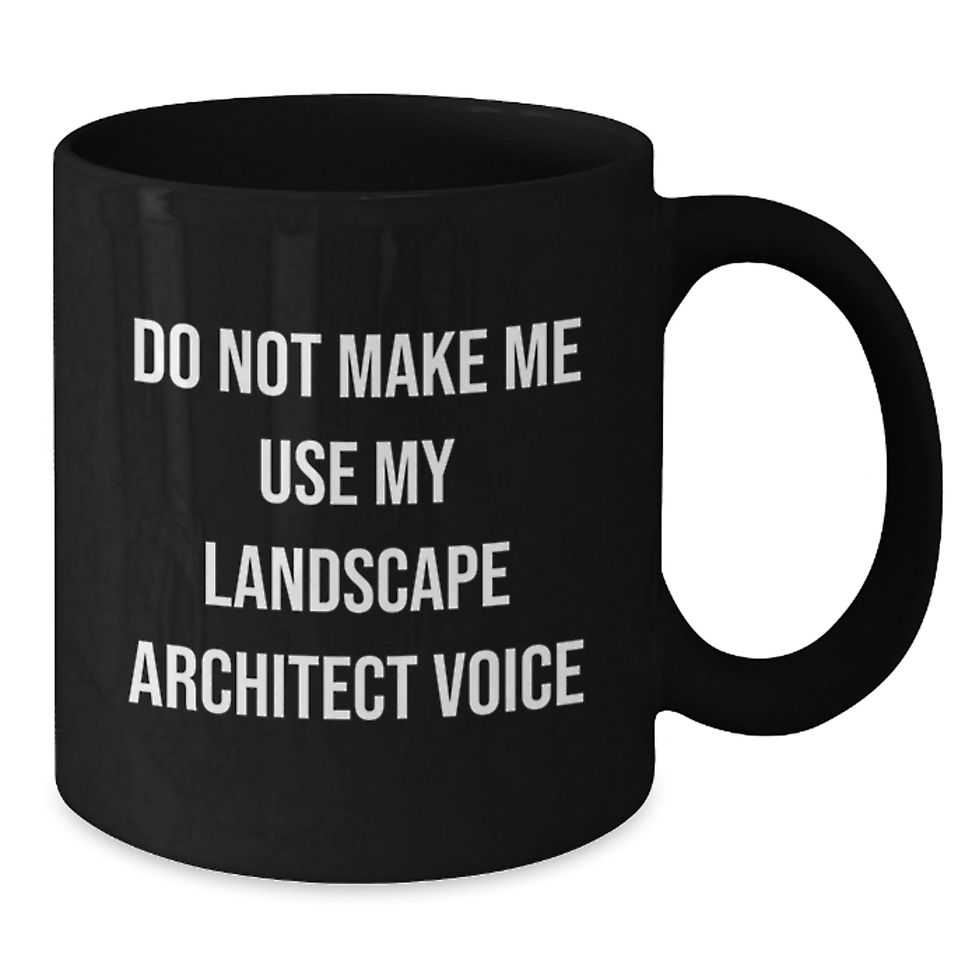 Landscape Architect Gift for Him - Do Not Use Voice Keepsake Mug - Additional