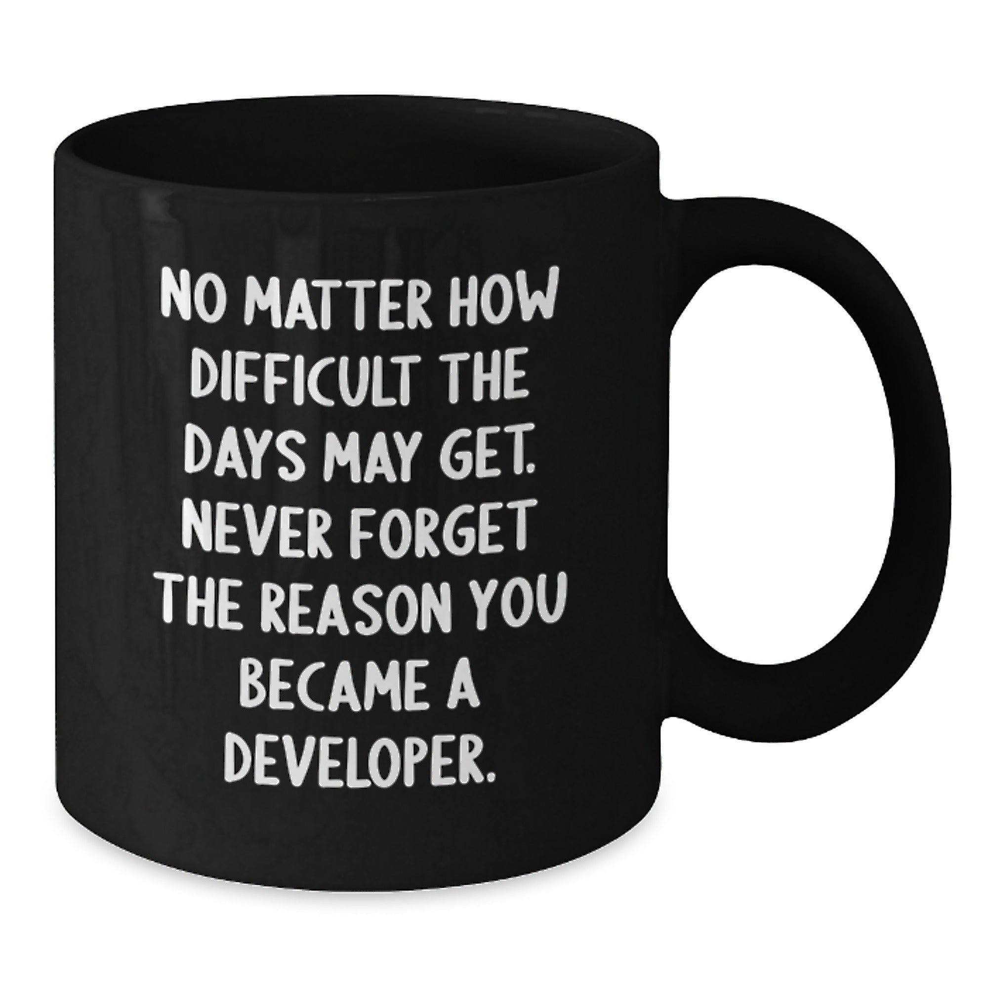 Developer Black Coffee Mug Gifts from Friends for Graduation Unique - Additional