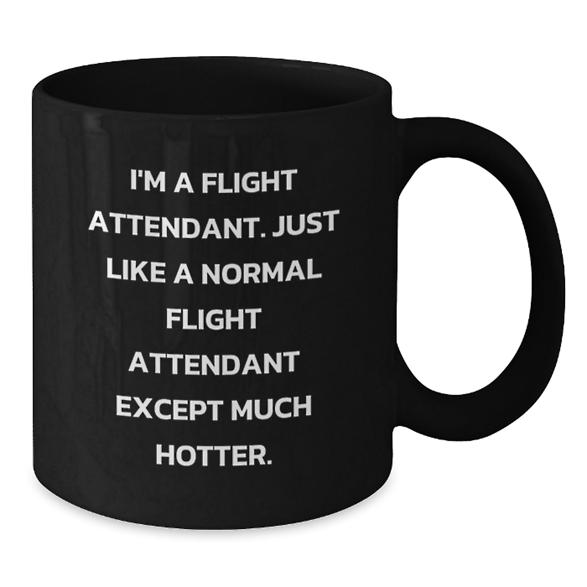 Flight Attendant Gift for Him - Witty Present Keepsake - Black Coffee - Additional