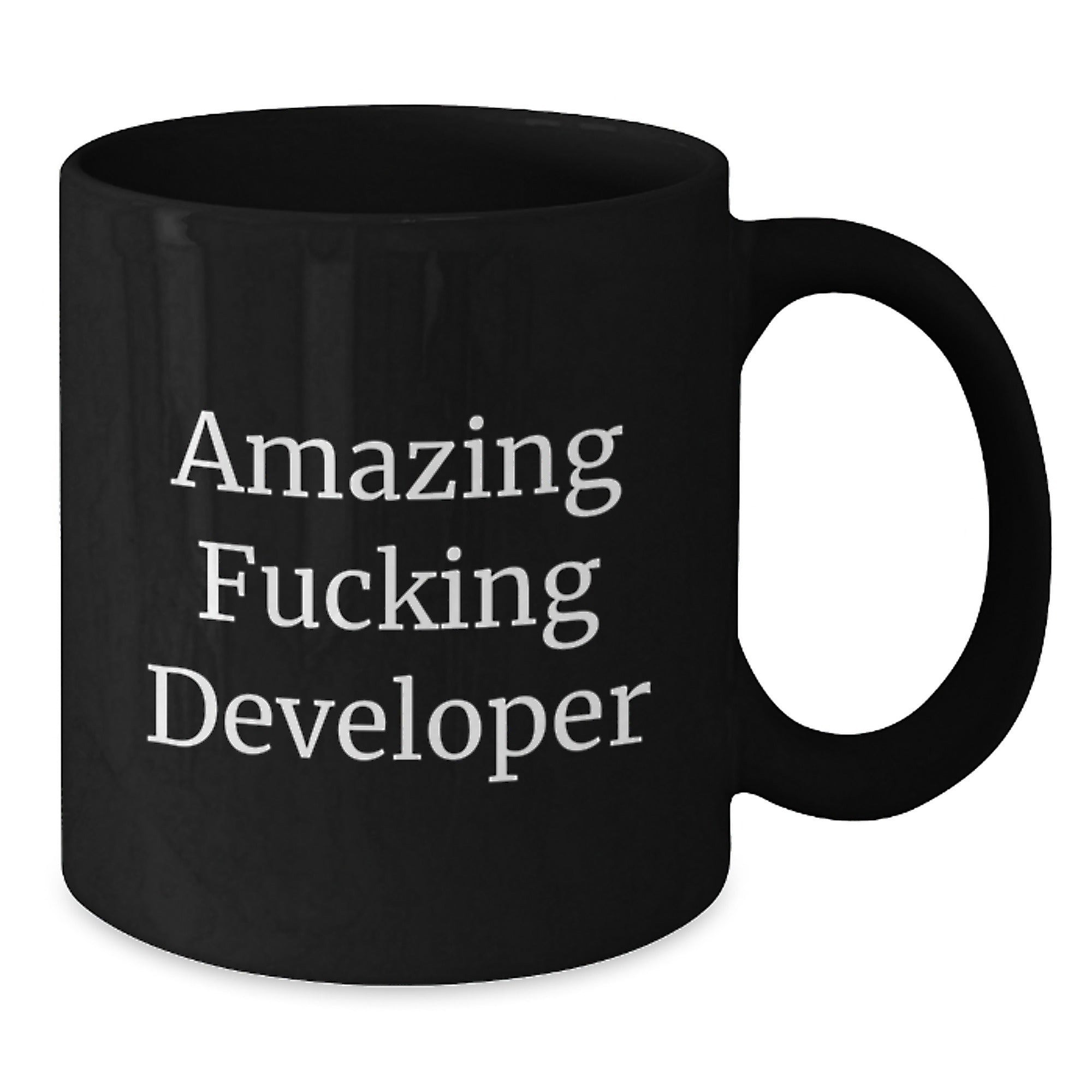 Funny Developer Gifts for Men, Black Coffee Mug with Inspirational Quote, Gifts from Friends, Christmas Unique Gifts - Additional