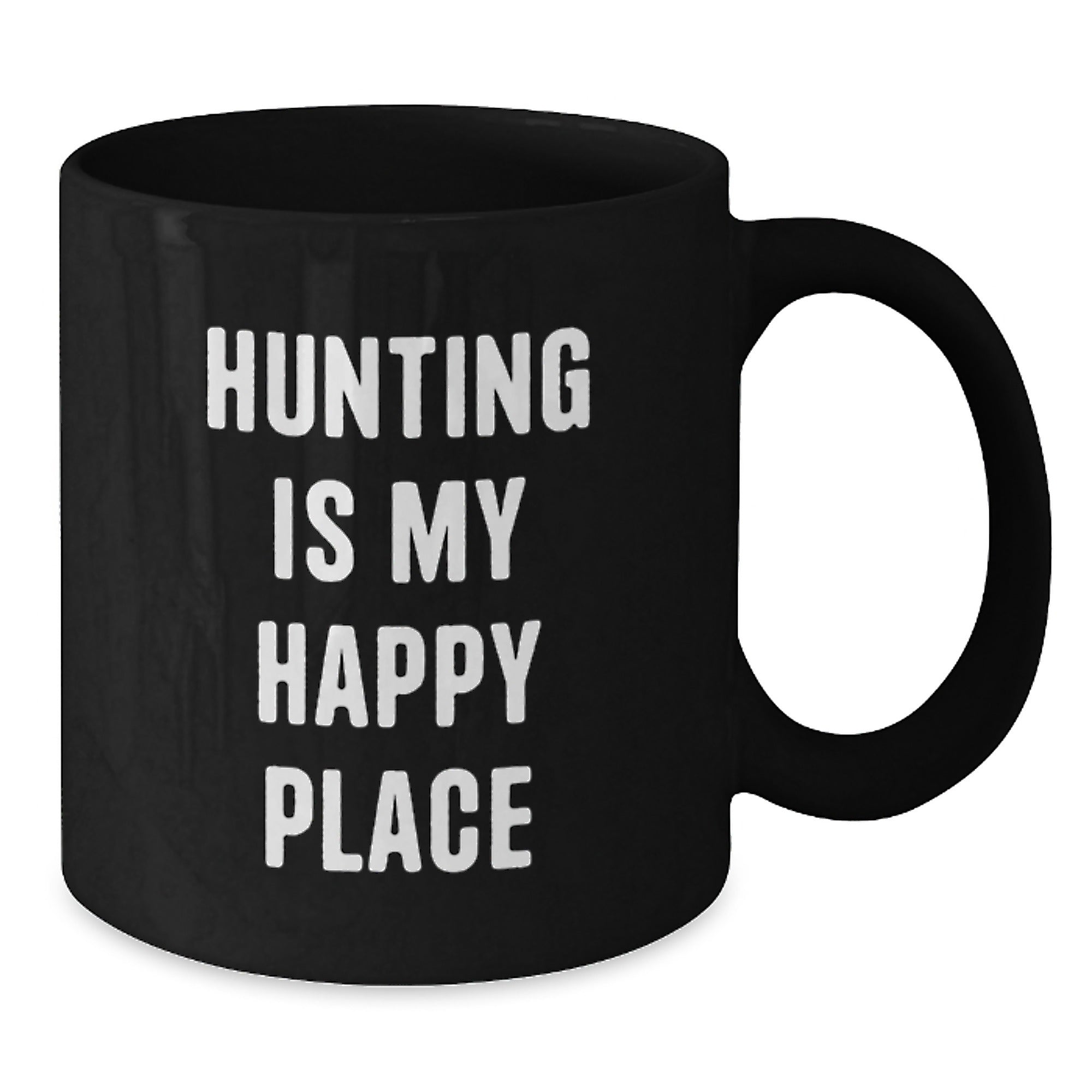 Christmas Gift for Her - Hunting Is My Happy Place Present Coffee Mug - Additional