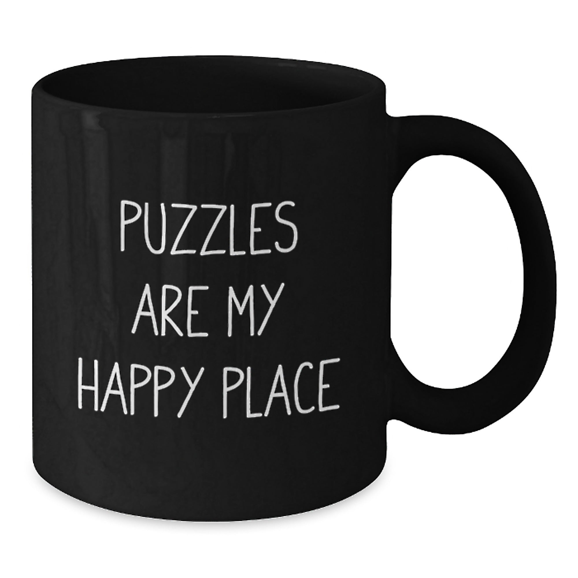 Puzzles Black Coffee Mug Keepsake and Birthday Gift for Him Today - Additional