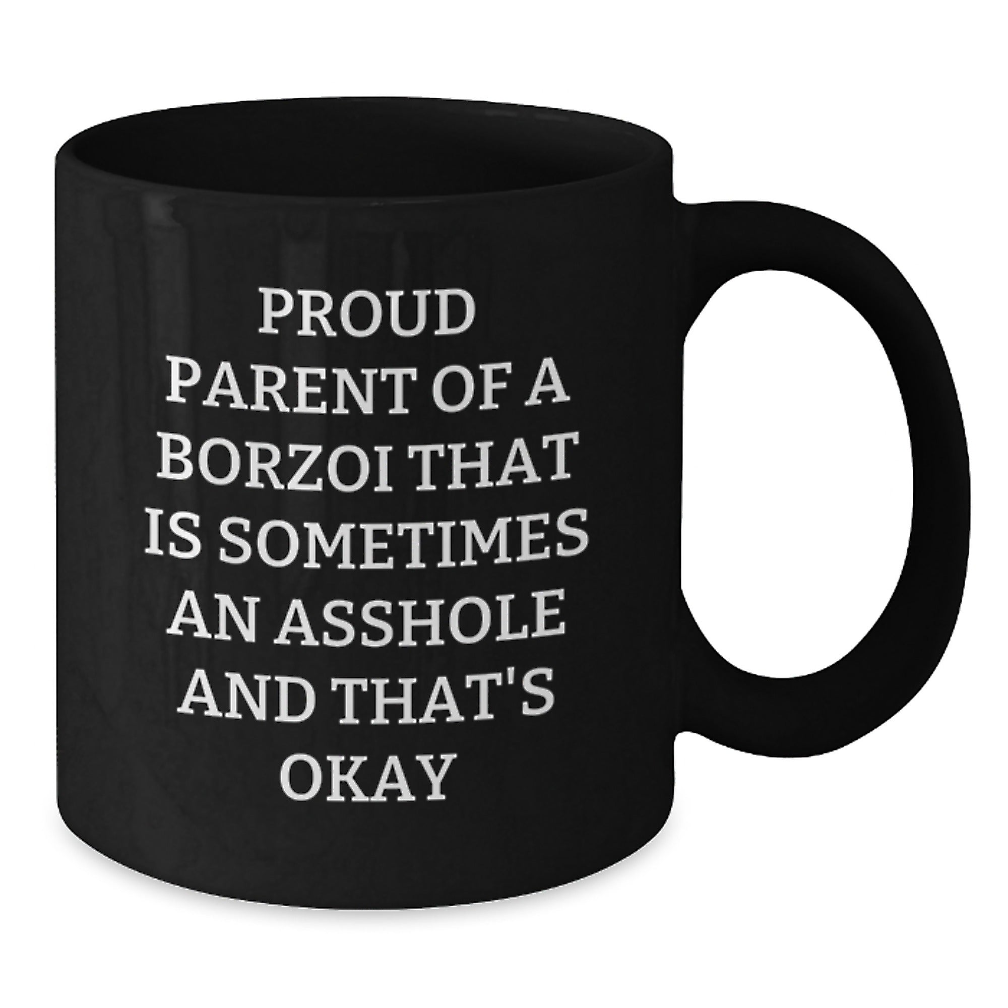 Borzoi Dog Keepsake Mug for Him Proud Parent Birthday Gift Now - Additional