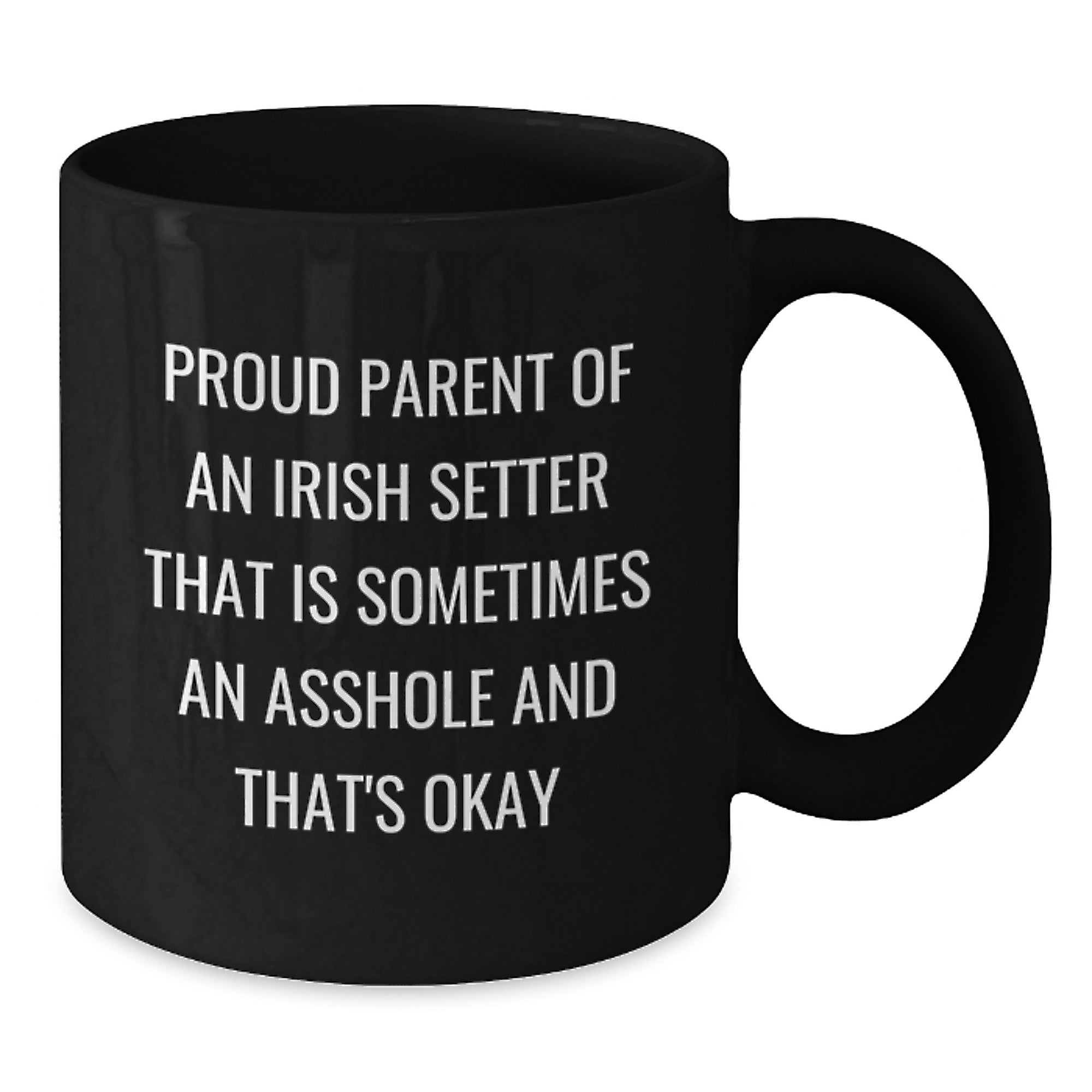 Witty Irish Setter Novelty Mug for Friends Birthday Gift Fun - Additional